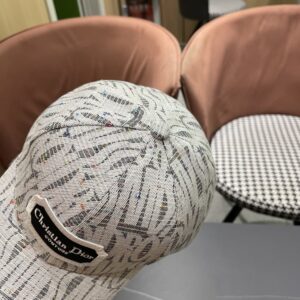 【AT12018】ディオール Dior カジュアルロゴラベルブランドベースボールキャップ | Christian Dior