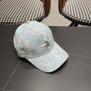 【AT12020】Chrome Hearts/クロムハーツ ライトブルー メタルバッジ キャップ 男女兼用 | Chrome Hearts