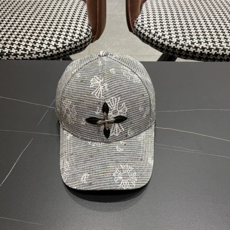 【AT12021】Chrome Hearts ヴィンテージ 十字架 メタルバッジ ベースボールキャップ | Chrome Hearts