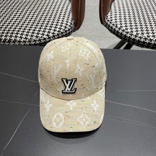 【AT12024】ルイヴィトンの贅沢なLVベースボールキャップ、高級感漂うアクセサリー | Louis Vuitton Malletier