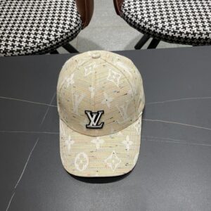 【AT12024】ルイヴィトンの贅沢なLVベースボールキャップ、高級感漂うアクセサリー | Louis Vuitton Malletier