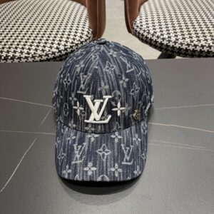 【AT12032】ルイ・ヴィトン刺繍入り野球帽 - ラグジュアリーなファッションアクセサリー | Louis Vuitton Paris