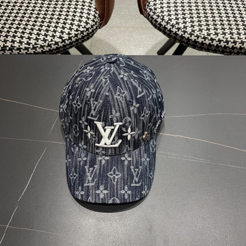 【AT12032】ルイ・ヴィトン刺繍入り野球帽 - ラグジュアリーなファッションアクセサリー | Louis Vuitton Paris