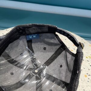 【AT12034】プラダデニムベースボールキャップ ウォッシュ加工デザイン ハイエンドファッション | Prada