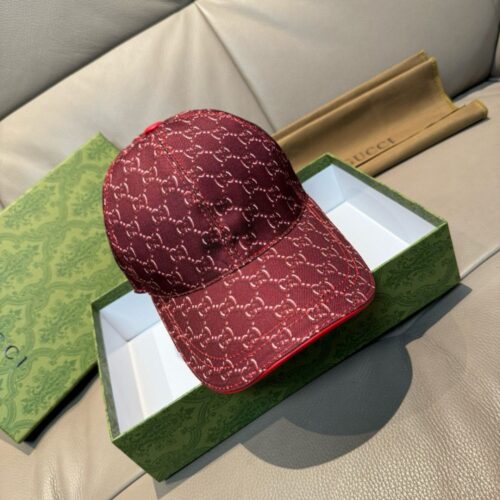 【AT12048】グッチGucci高級野球帽、シルクスクリーン クラシックロゴ ワインレッド 超快適 ファッショナブル ストリートスタイルにおすすめ | Gucci Firenze