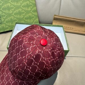 【AT12048】グッチGucci高級野球帽、シルクスクリーン クラシックロゴ ワインレッド 超快適 ファッショナブル ストリートスタイルにおすすめ | Gucci Firenze