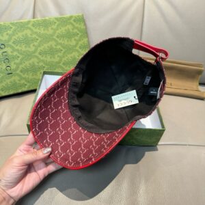 【AT12048】グッチGucci高級野球帽、シルクスクリーン クラシックロゴ ワインレッド 超快適 ファッショナブル ストリートスタイルにおすすめ | Gucci Firenze