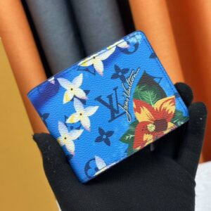 【AT13387】ルイ・ヴィトンのスリムウォレット Monogram Surfin'コーティングキャンバス | Louis Vuitton Paris