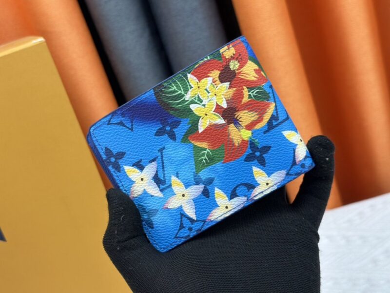 【AT13387】ルイ・ヴィトンのスリムウォレット Monogram Surfin'コーティングキャンバス | Louis Vuitton Paris