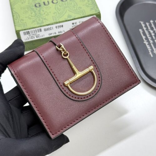 【AT13398】グッチクラシック馬蹄バックルウォレット | Gucci Firenze