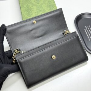 【AT13401】グッチのクラシックな馬ビット飾り長財布 - 贅沢な輸入牛革素材と高級感 | Gucci Firenze