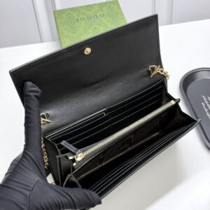 【AT13401】グッチのクラシックな馬ビット飾り長財布 - 贅沢な輸入牛革素材と高級感 | Gucci Firenze