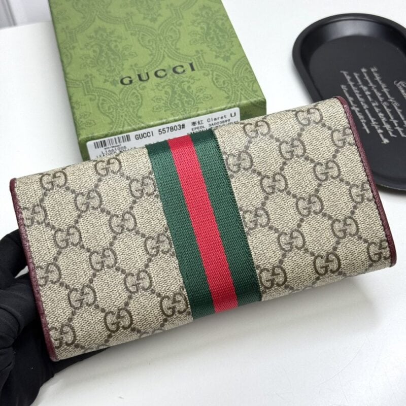 【AT13402】グッチGGモノグラム長財布 - クラシックな織りテープと最上級カーフスキン素材 | Gucci Firenze