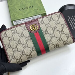 【AT13404】グッチのクラシックな仔牛革ウォレット、多機能デザイン、日常の収納ニーズに対応 | Gucci Italy