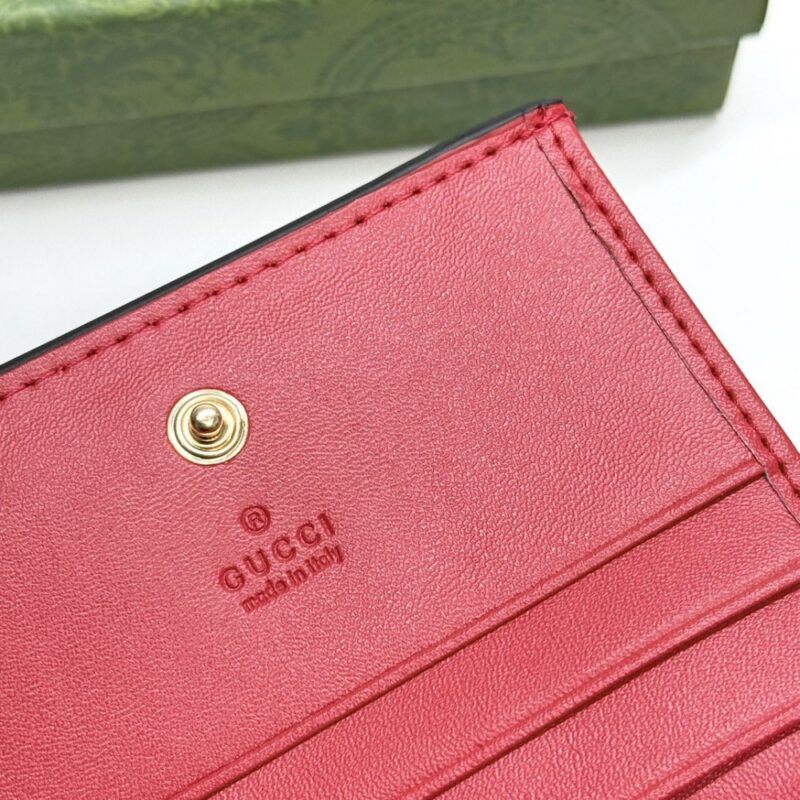 【AT13408】Gucciグッチ レディース 豪華な赤色折り畳み財布 センス溢れるファッションアイテム | Gucci Firenze