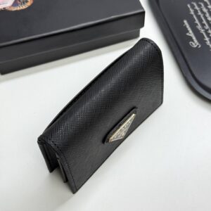 【AT13428】プラダPrada 高級ブランド牛革名刺入れ、エレガントなビジネスアクセサリー | Prada Italy