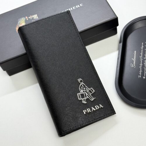 【AT13430】プラダPrada：高級牛革財布、洗練された品味と実用性の融合 | Prada Italy