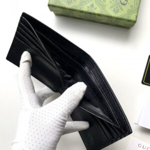【AT13521】Gucciグッチ高級レザーカードケース Ophidiaシリーズ ブラック 牛革素材 | Gucci