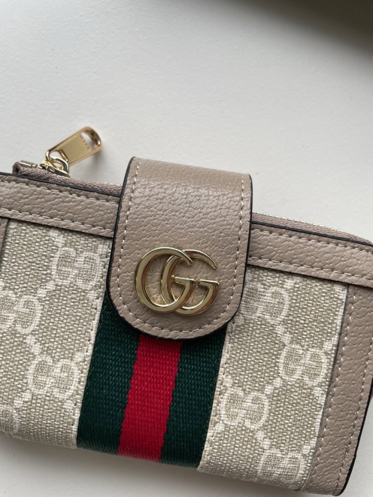 【AT13524】グッチGG Marmontシリーズカードケース-最高級エレガントデザイン-13x8.5cm | Gucci Italy