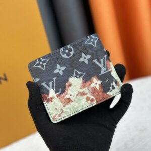 【AT13544】ルイ・ヴィトン（Louis Vuitton）ダミエ・グラフィットピクセルブラッザ財布 - グレーアート感の高級アクセサリー | Louis Vuitton Malletier