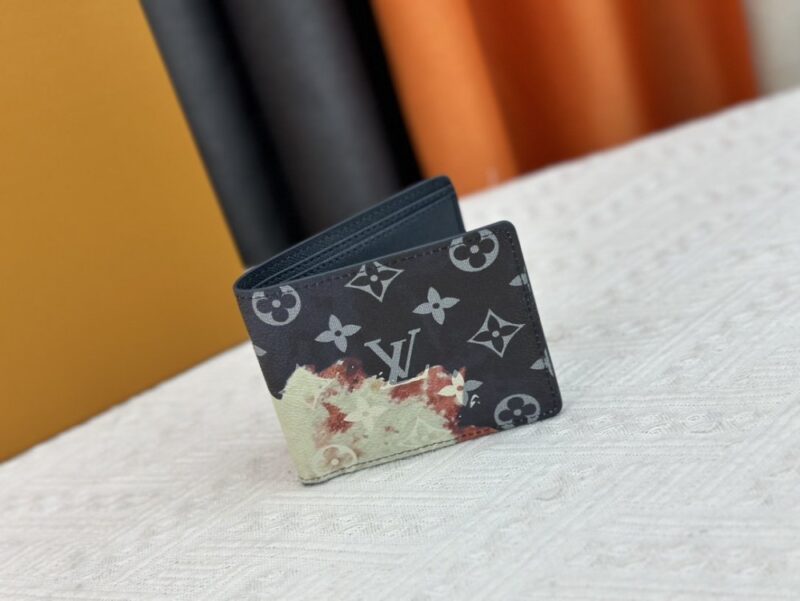 【AT13544】ルイ・ヴィトン（Louis Vuitton）ダミエ・グラフィットピクセルブラッザ財布 - グレーアート感の高級アクセサリー | Louis Vuitton Malletier
