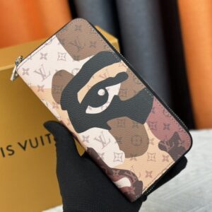 【AT13546】ルイ・ヴィトン(Louis Vuitton) Damier Graphiteメンズファスナーウォレット | Louis Vuitton Malletier