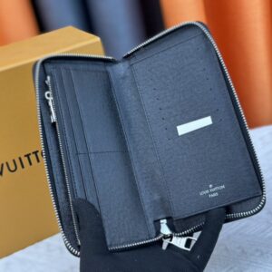 【AT13546】ルイ・ヴィトン(Louis Vuitton) Damier Graphiteメンズファスナーウォレット | Louis Vuitton Malletier