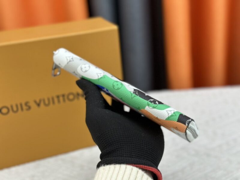 【AT13547】ルイ・ヴィトンのゴーストフェイスシリーズ財布、20×10cm、多機能カード収納、ビジネスにもカジュアルにも対応 | Louis Vuitton Paris