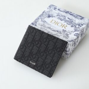 【AT13891】ディオールのObliqueプリントメンズ財布-シックで優雅なファッションアクセサリー | Dior Paris