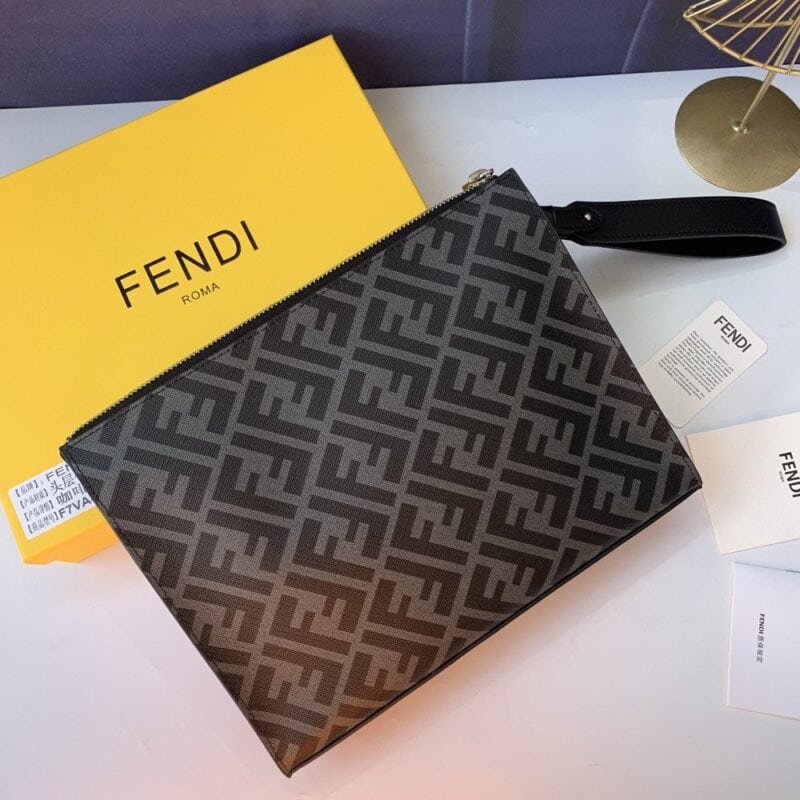 【AT13911】Fendi（フェンディ）のジオメトリックパッチワークデザイン ハンドバッグ - 上品な贅沢と都会の魅力を演出 | Fendi