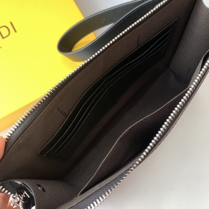 【AT13912】フェンディ・ローマ クラシッククラッチバッグ - 高級都会ファッションを演出 | Fendi