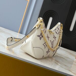 【AT13918】Monogram 純白エンボスカーフスキンハンドバッグ、都会的な女性のための究極のファッションアイテム | LV