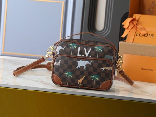 【AT13927】ルイ・ヴィトン（Louis Vuitton） ダミエ柄動物テーマ斜め掛けバッグ | Louis Vuitton Malletier