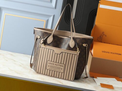 【AT13930】ルイ・ヴィトン Neverfullシリーズ ダミエアズール キャンバス ハンドバッグ | Louis Vuitton
