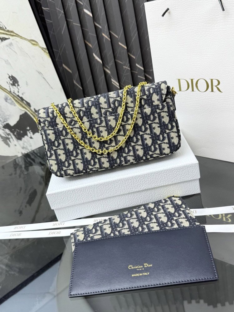 【AT13938】ディオール（Dior）2025秋冬新作Obliqueシリーズ斜め掛けバッグ | Dior
