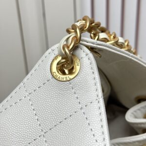 【AT13947】高級感漂うアートデザイン レザーチェーンバケツ型バッグ Prada | Chanel Paris