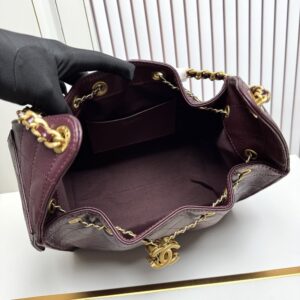 【AT13950】高級なダイヤモンド柄牛革アンダーバッグ - 優雅なワインレッド色 Prada Bag | Chanel