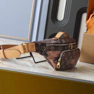 【AT13955】ルイ・ヴィトン ラッシュ ウエストバッグ LVウエストポーチ ブラウン柄 豪華ファッションデザイン | Louis Vuitton