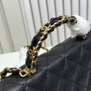 【AT13962】ラグジュアリーブランドのクラシックなダイヤモンド柄ラムスキンレザーチェーンハンドバッグ | Chanel Paris