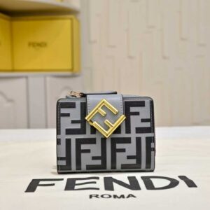【AT13964】Fendi（フェンディ）FF Diamondsシリーズ ラグジュアリーなカーフスキン財布 | Fendi Roma