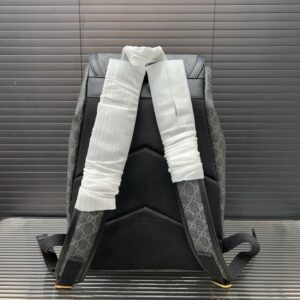 【AT14124】グッチOphidiaシリーズ リュックサック - 高級GGプリント生地とダブルバックルデザイン | Gucci