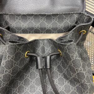 【AT14124】グッチOphidiaシリーズ リュックサック - 高級GGプリント生地とダブルバックルデザイン | Gucci