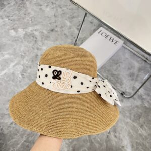 【AT1603】【LOEWEロエベ】2024年の新作チャンネル風蝶ネクタイミズノ度の休暇風ハット帽子、街や旅行のための単品