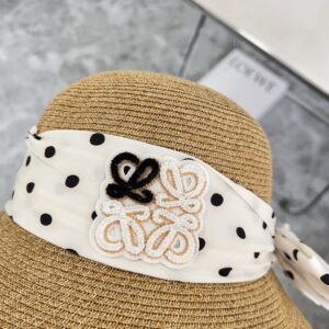 【AT1603】【LOEWEロエベ】2024年の新作チャンネル風蝶ネクタイミズノ度の休暇風ハット帽子、街や旅行のための単品