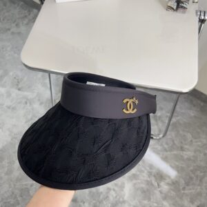 【AT1608】【CHANELシャネル】2024年夏の新作小さな香りの帽子🔅エアリーで華やかなハット～💛防塵袋付き