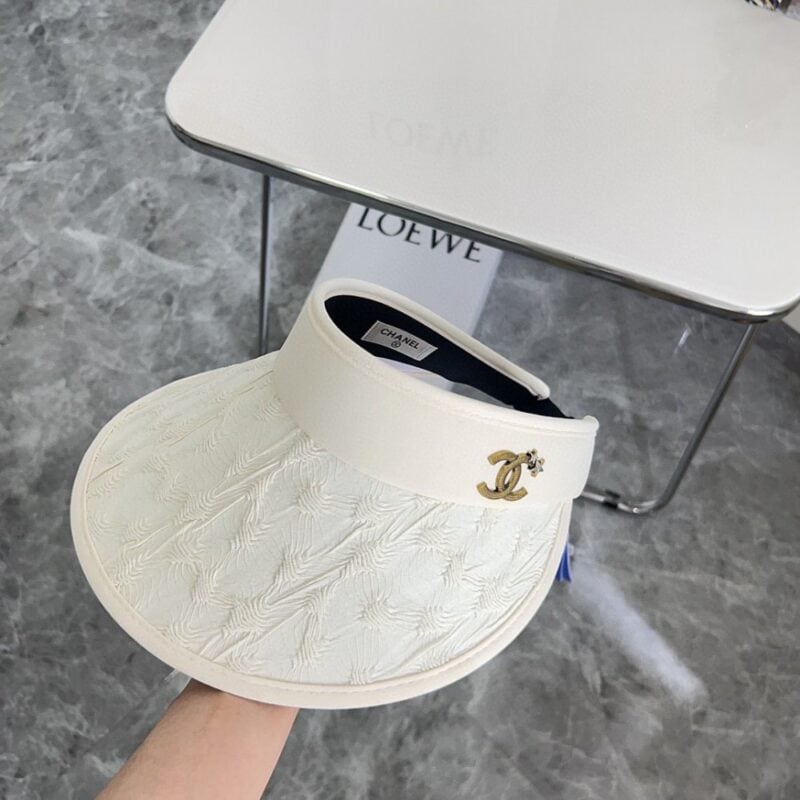 【AT1609】💛チャンネル(CHANEL)の防塵袋付き2024夏新作の小さな香りのする日除け帽子🔅エレガントなデザイン～