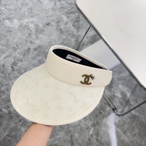 【AT1609】💛チャンネル(CHANEL)の防塵袋付き2024夏新作の小さな香りのする日除け帽子🔅エレガントなデザイン～