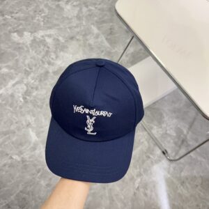 【AT1622】【YSL圣罗兰】2024新款新刺绣专柜同款棒球帽男女款～百搭日常
