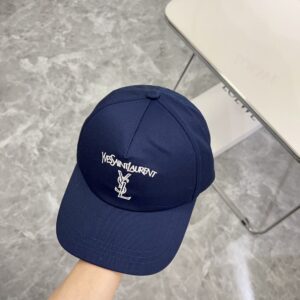 【AT1622】【YSL圣罗兰】2024新款新刺绣专柜同款棒球帽男女款～百搭日常