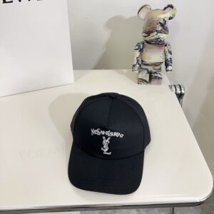 【AT1624】💛防塵バッグ付き。【YSLサンローラン】2024新作の刺繍入りオリジナルキャップ、男女兼用〜カジュアルに最適【直営店同様品】